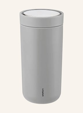 Stelton Termohrnek To Go Click světle šedá