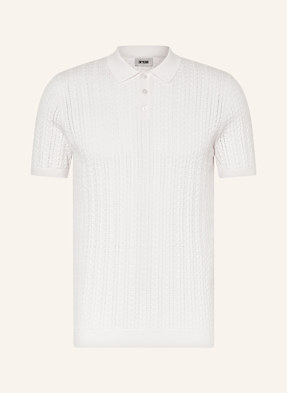 Drykorn Strick-Poloshirt Triton Regular Fit weiss