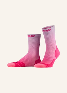 Cep Běžecké Ponožky Core Run Edt. Gradient Mid Cut 938 pink/lilac fade