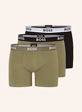Boss 3er-Pack Boxershorts Power gruen