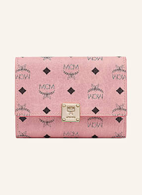 Mcm Geldbörse Aren Visetos Small rosa