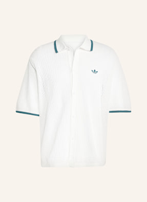 Adidas Originals Strickhemd Adidas Originals Button Down Loose Fit weiss