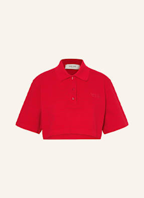 Golden Goose Cropped-Poloshirt rot