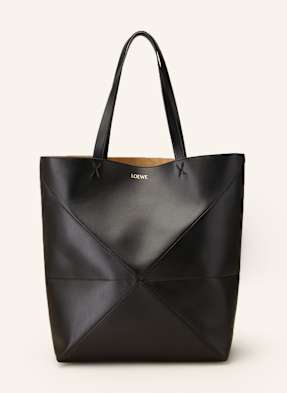 Loewe Shopper Puzzle Tote Large schwarz