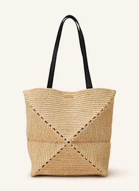 Loewe Shopper Puzzle Fold Medium beige