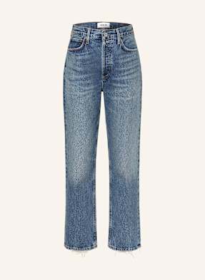 Agolde Džíny Straight Jeans 90's Pinch Waist range dark indigo