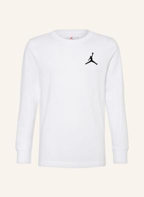 Jordan Tričko S Dlouhým Rukávem bílá