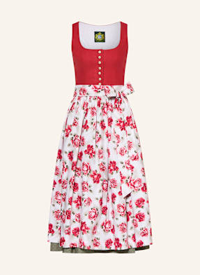 Hammerschmid Dirndl Koflersee tmavě červená / zelená / bílá