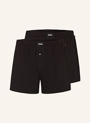 Boss 2er-Pack Boxershorts schwarz