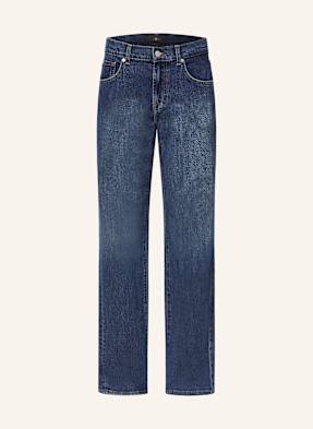 7 For All Mankind Straight Jeans Tess Trouser blau