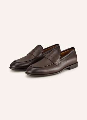 Ferragamo Mokasíny Typu Penny tmavě hnědá