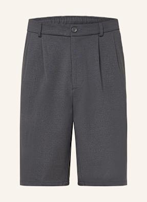 Boss Tennisshorts Retro Pleat grau