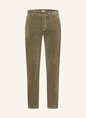 Paul Manšestrové Chino Kalhoty Comfort Fit olivová