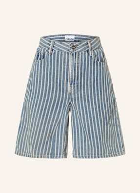 Ganni Džínové Šortky 326 soft chambray
