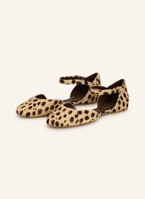 Jeffrey Campbell Sling Baleríny Keoni-F světle hnědá / tmavě hnědá