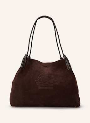 Etro Schultertasche Libra Mit Pouch braun