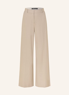 Luisa Cerano Marlenehose Aus Flanell weiss