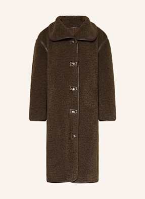 Neo Noir Teddyfell-Mantel Carmen braun