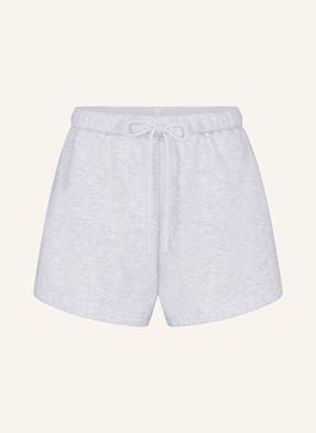 Skims Pohodlné Domácí Šortky Cotton Fleece světle šedá