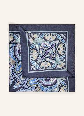 Etro Einstecktuch Aus Seide blau