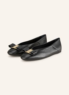 Ferragamo Baleríny Vanna černá