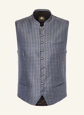 Hammerschmid Krojová Vesta Enrico Slim Fit modrá / černá