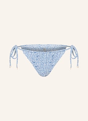 Ninety-9 Trojúhelníkové Bikinové Kalhotky Positano bílá / modrá