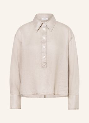 Reiss Blusenshirt Nina Aus Leinen beige