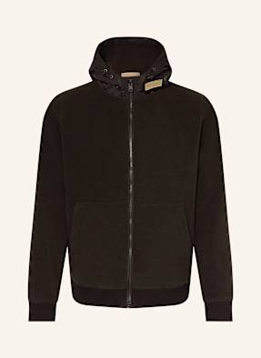 Woolrich Fleecová Bunda černá