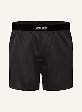 Tom Ford Boxershorts Aus Seide braun