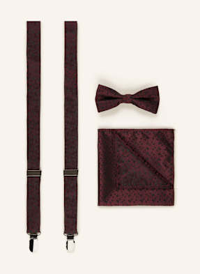 Paul Sada: Šle, Motýlek A Kapesníček Do Saka 5060 bordeaux paisley