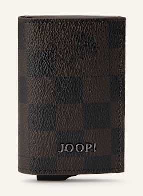 Joop! Pouzdro Na Karty Cortina Piazza C-One E-Cage hnědá / tmavě hnědá