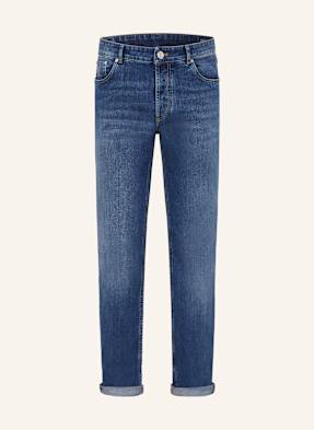 Brunello Cucinelli Džíny Traditional Fit c1471 denim medio