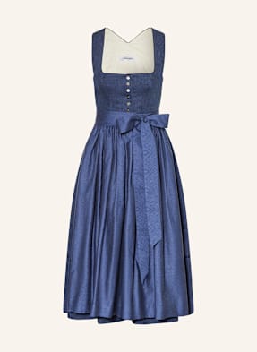 Grasegger Lněný Dirndl Brianna modrá