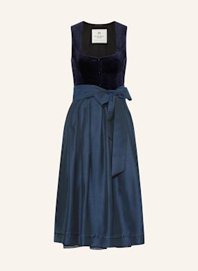 Heimatglück Tracht Dirndl Fiona tmavě modrá