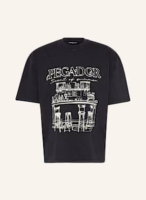 Pegador Oversized Tričko Barno černá