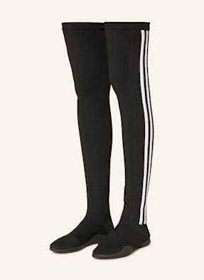 Adidas Originals Overknee-Stiefel Taekwondo Mei schwarz