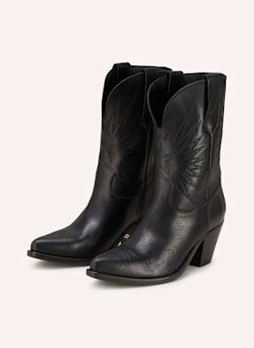 Golden Goose Cowboy Boots Wish Star schwarz