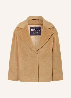 Icons Cinzia Rocca Caban Kabát velbloudí