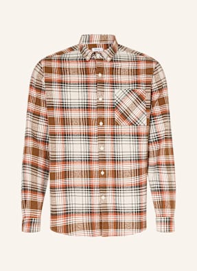 Paul Flanellhemd Comfort Fit orange