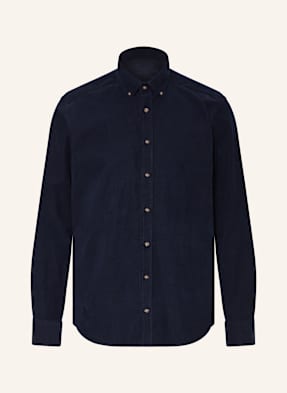 Strokesman's Cordhemd Regular Fit blau
