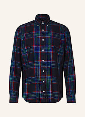 Strokesman's Cordhemd Regular Fit blau