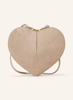 Alaïa Umhängetasche Le Coeur beige