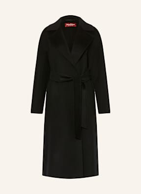 Max Mara Studio Vlněný Kabát Cles černá