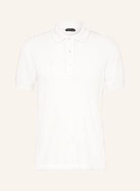 Tom Ford Piqué-Poloshirt weiss