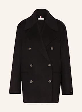 Tommy Hilfiger Caban Kabát černá