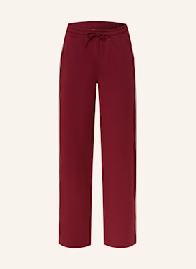 Mrs & Hugs Sweatpants Mit Galonstreifen rot