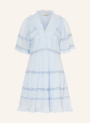 Neo Noir Kleid Milene Mit Spitze Und Rüschen blau