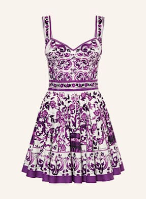 Dolce & Gabbana Cocktailkleid Majolica lila