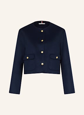 Tommy Hilfiger Bunda Hranatého Střihu tmavě modrá